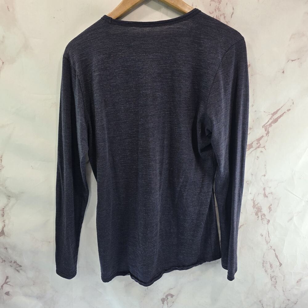 Segments Top Womens Large Purple Merino Wool Baselayer Shirt Long Sleeve Shirt - Picture 5 of 10
